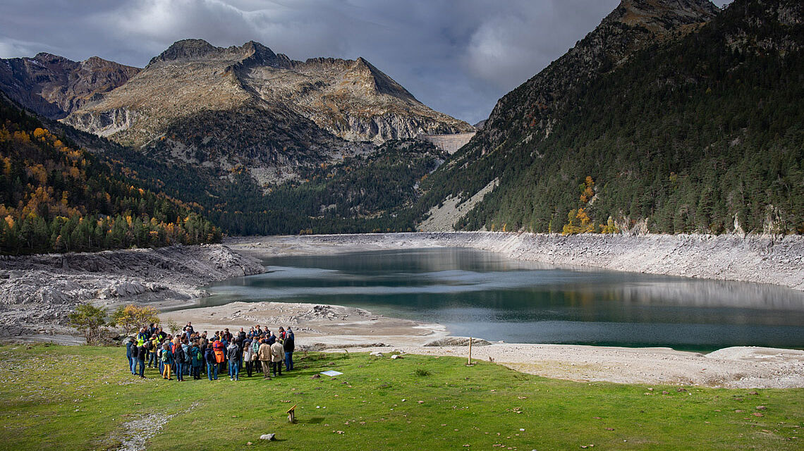 Visite du Lac d’Orédon, massif du Néouvielle, bassin versant de la Neste, commentée par la SHEM (Société Hydro-Électrique du Midi)